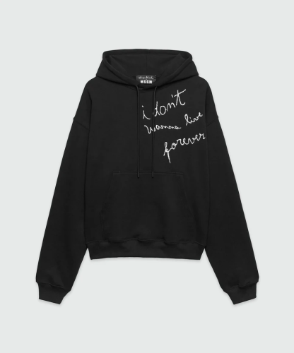 MSGM Jersey Sweatshirt